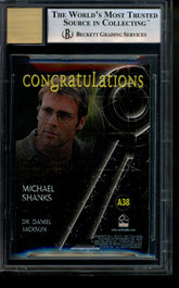 2004 Stargate SG-1 S6 Autograph Michael Shanks Daniel Jackson BGS 9 Voice Thor